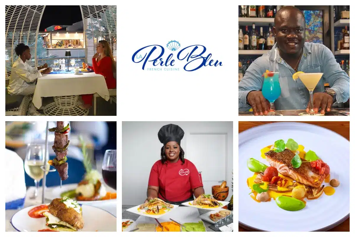 La Perle Bleu in Cole Bay - Fine French Cuisine by Talented Local Chef Chantal