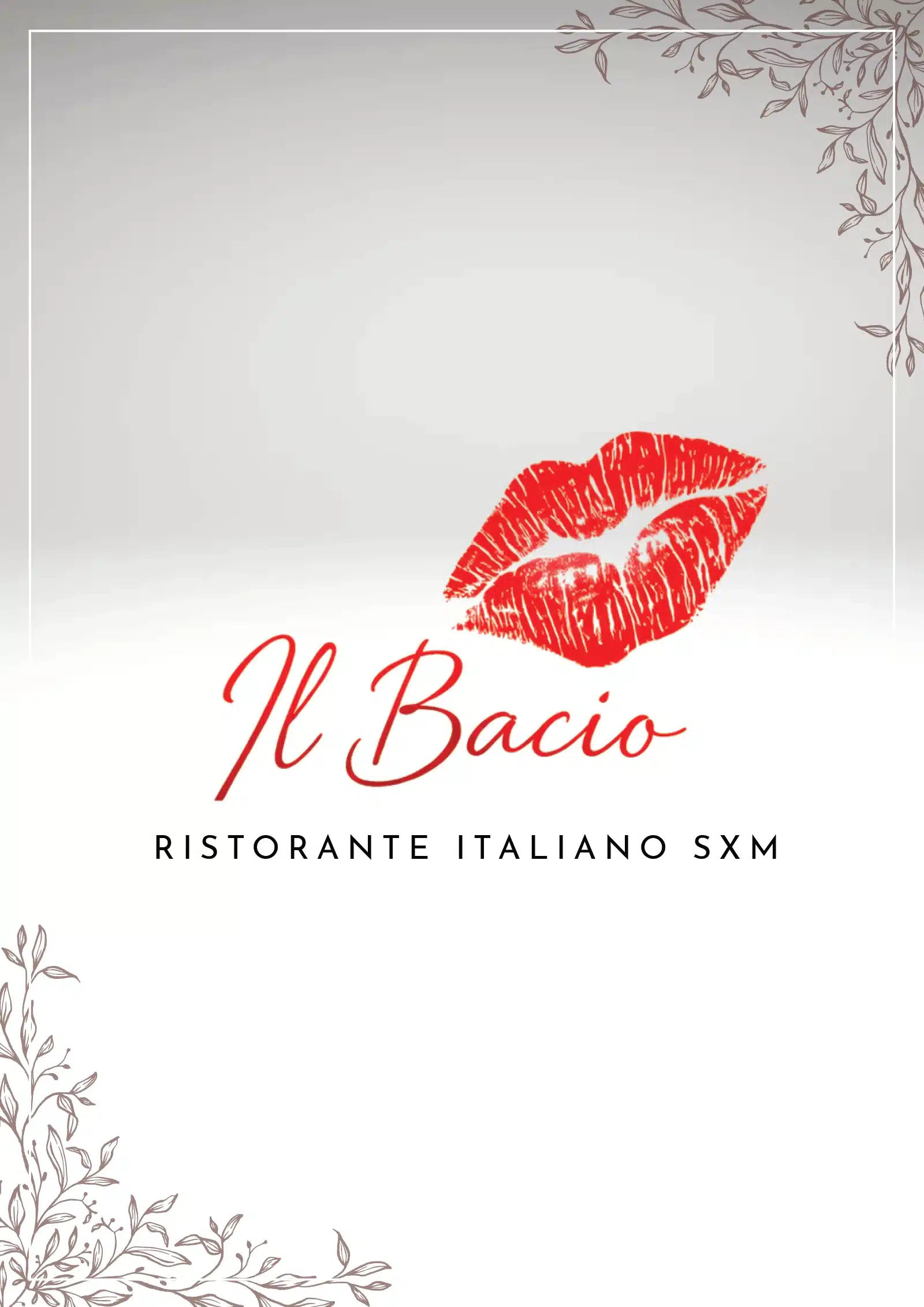 Il Bacio St. Maarten Dinner Menu 2026