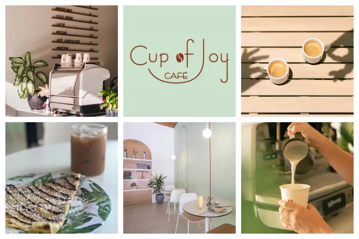 Cup of Joy - Breakfast & Lunch Café in Cole Bay - Modern, Minimalistic, Tasty
