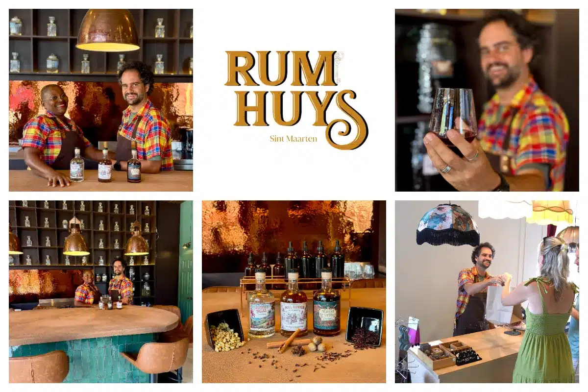Rum Huys in Philipsburg - Caribbean rum tasting of five house blends near the St Maarten cruise port