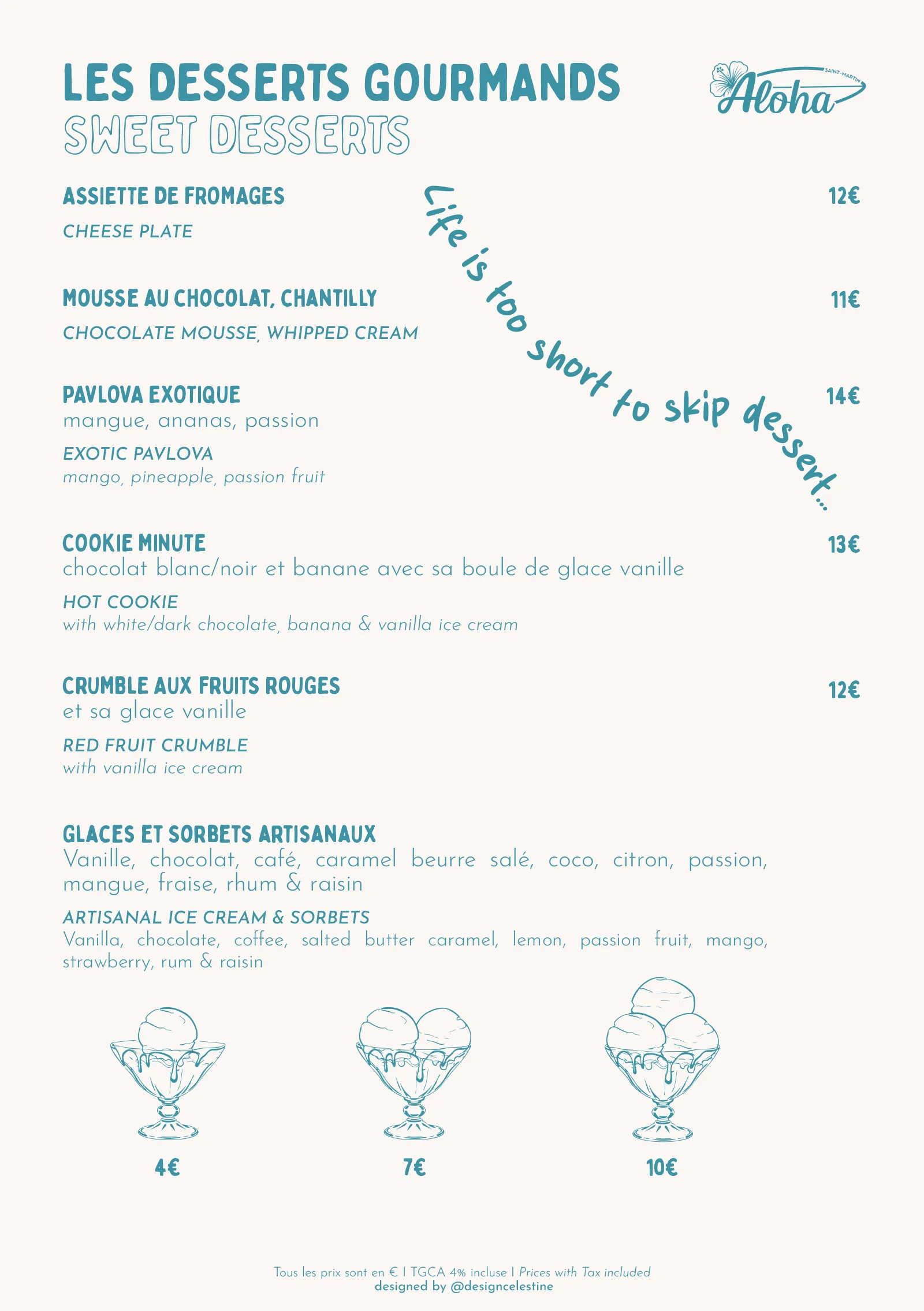 Food Menu at ALOHA Beach Bar -8 webp