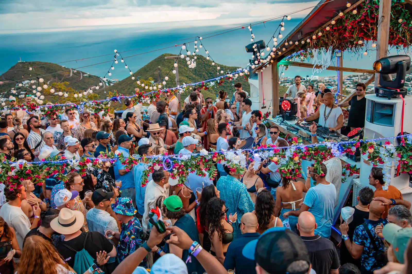 Panorama Sessions hilltop party St Maarten